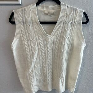 No Comment Sleeveless Sweater Vest